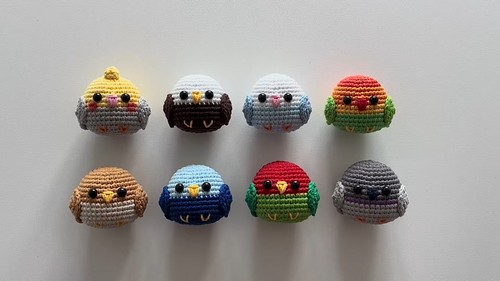 How To Crochet Cute Birds Tutorial 3
