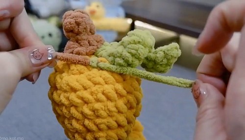 How To Crochet Pumpkin Dinosaur 2