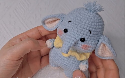 No Sew Crochet Amigurumi Elephant Toy Pattern - Amigurumiy