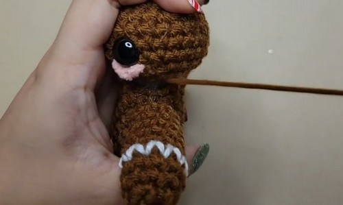 How To Crochet Gingerbread Man Ornament 2