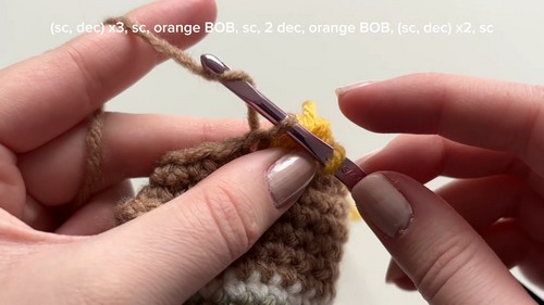 how to crochet a duck 1