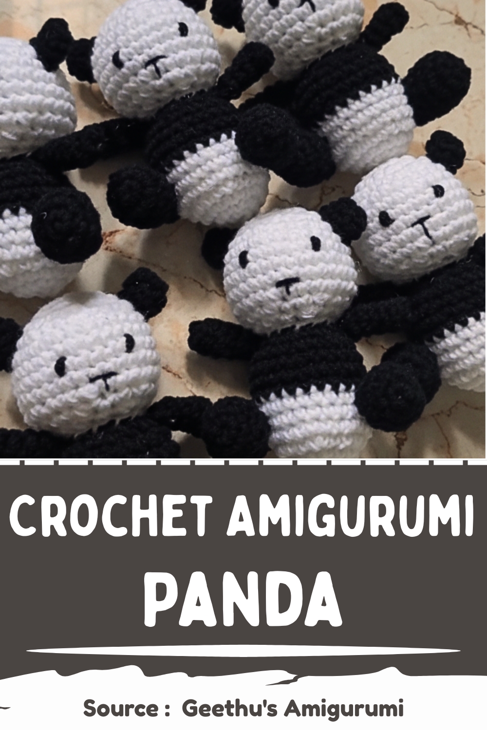 Crochet Amigrumi Panda