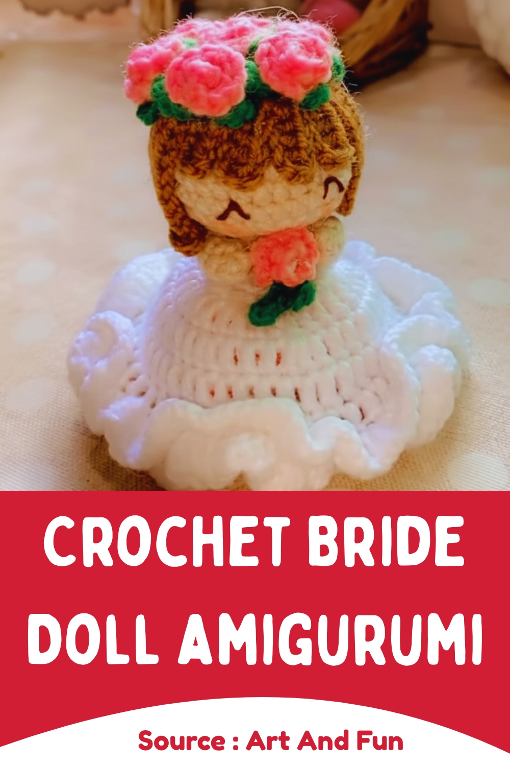Crochet Bride Doll