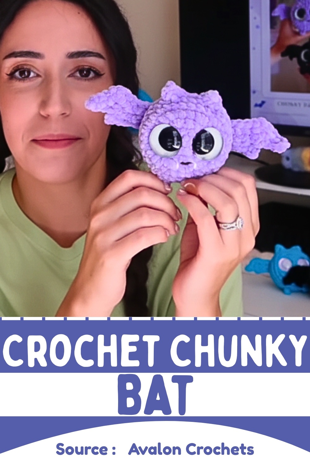 Crochet Chunky Bat