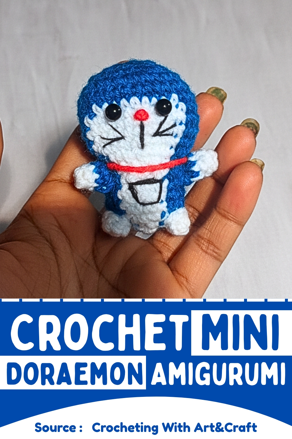 Crochet Mini Doraemon Amigurumi