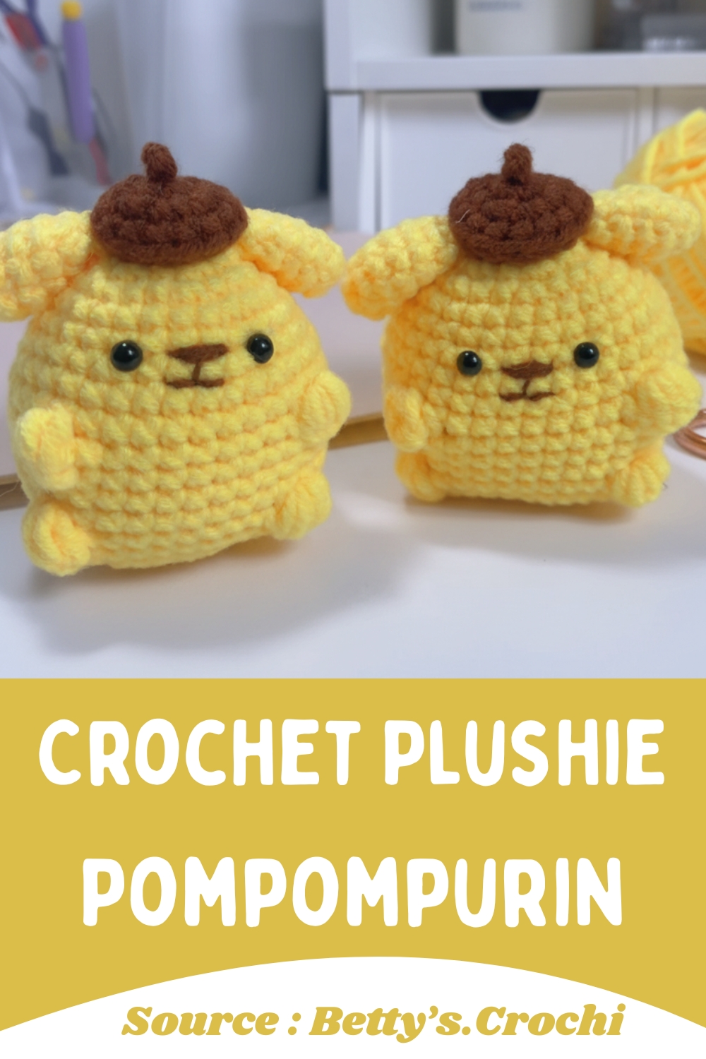 Crochet Pompompurin Plushie