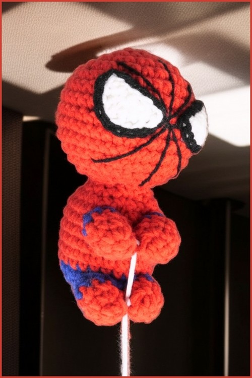 Crochet Spider Man Amigurumi 4