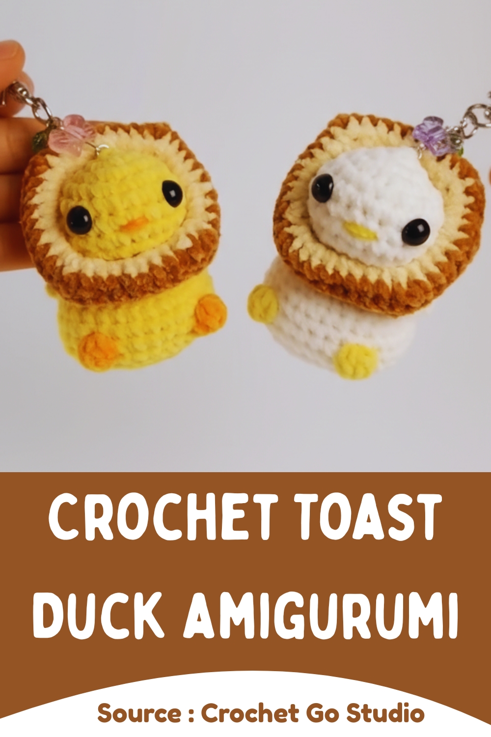 Crochet Toast Duck Amigurumi