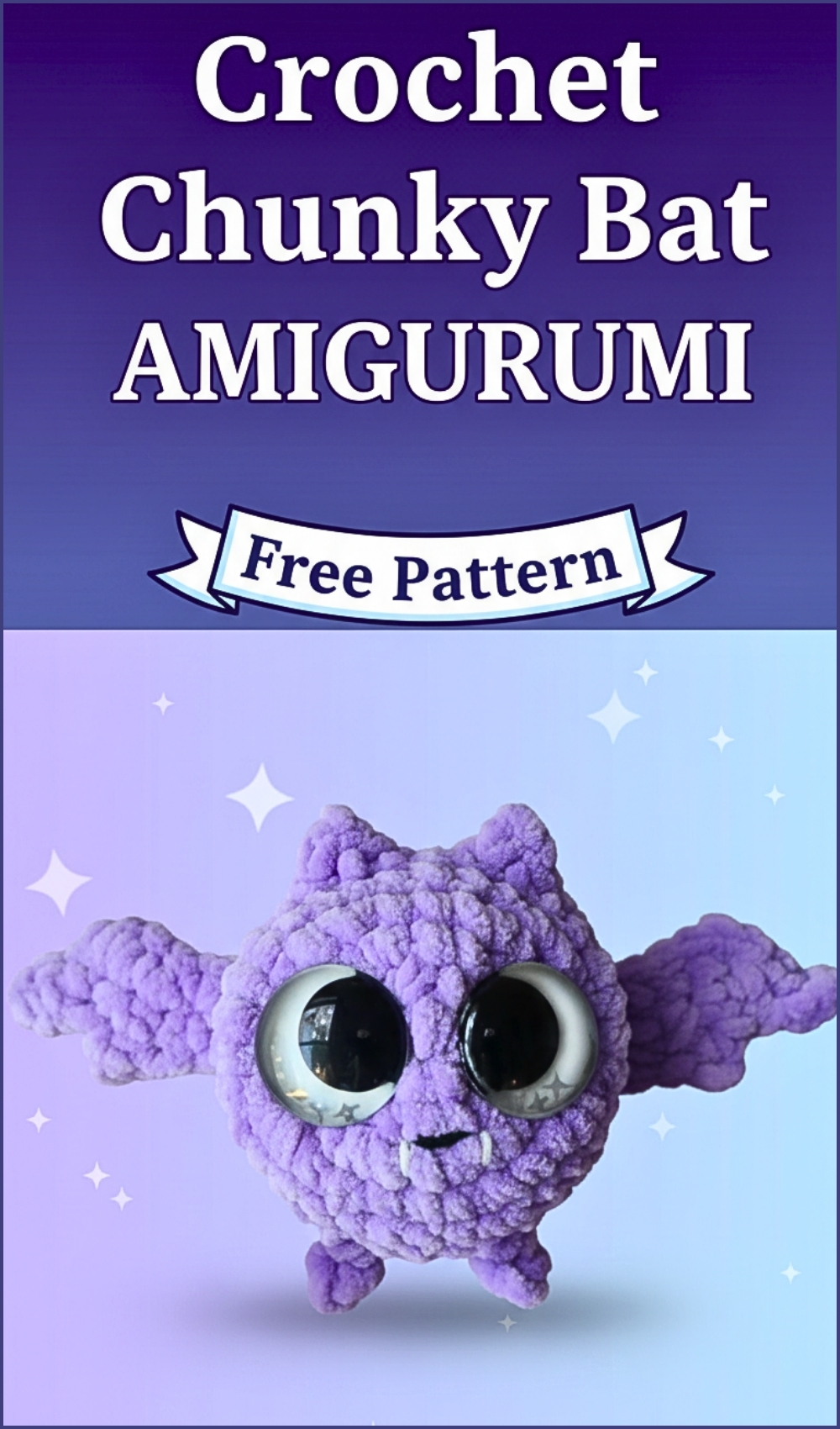 Cute Chunky Bat Crochet Pattern Free