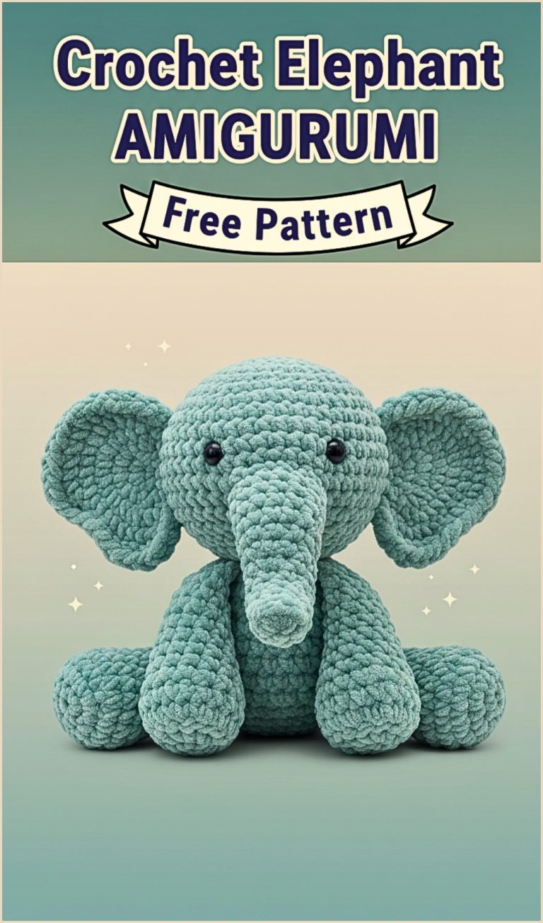 No Sew Crochet Amigurumi Elephant Pattern - Amigurumiy