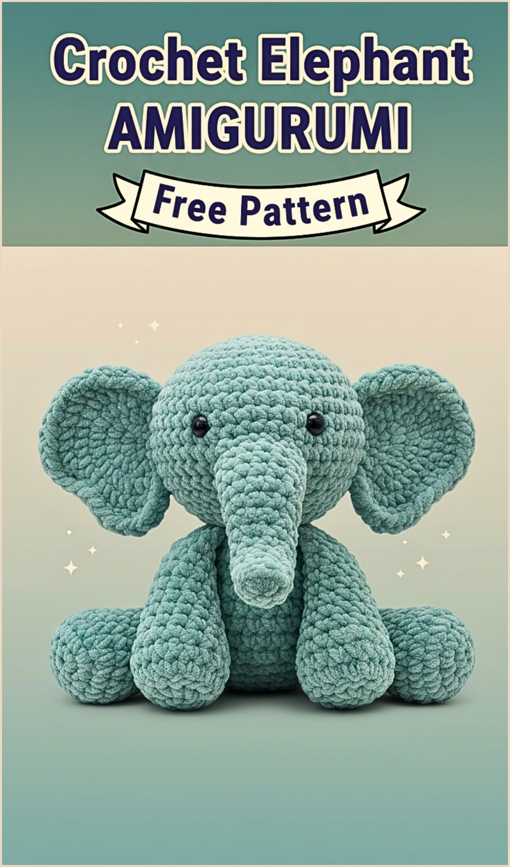 No Sew Crochet Amigurumi Elephant Pattern - Amigurumiy