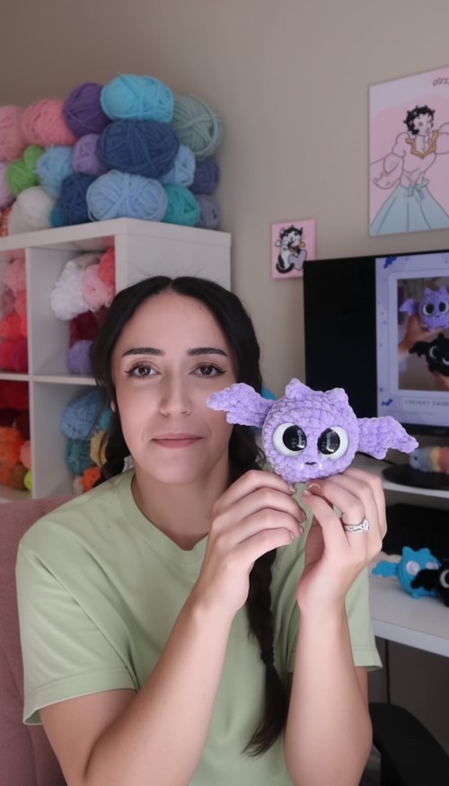 Crochet Chunky Bat 4