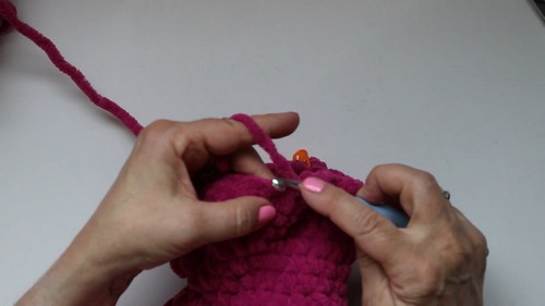 Copy of Crochet Goldfish Cracker Pillow 2