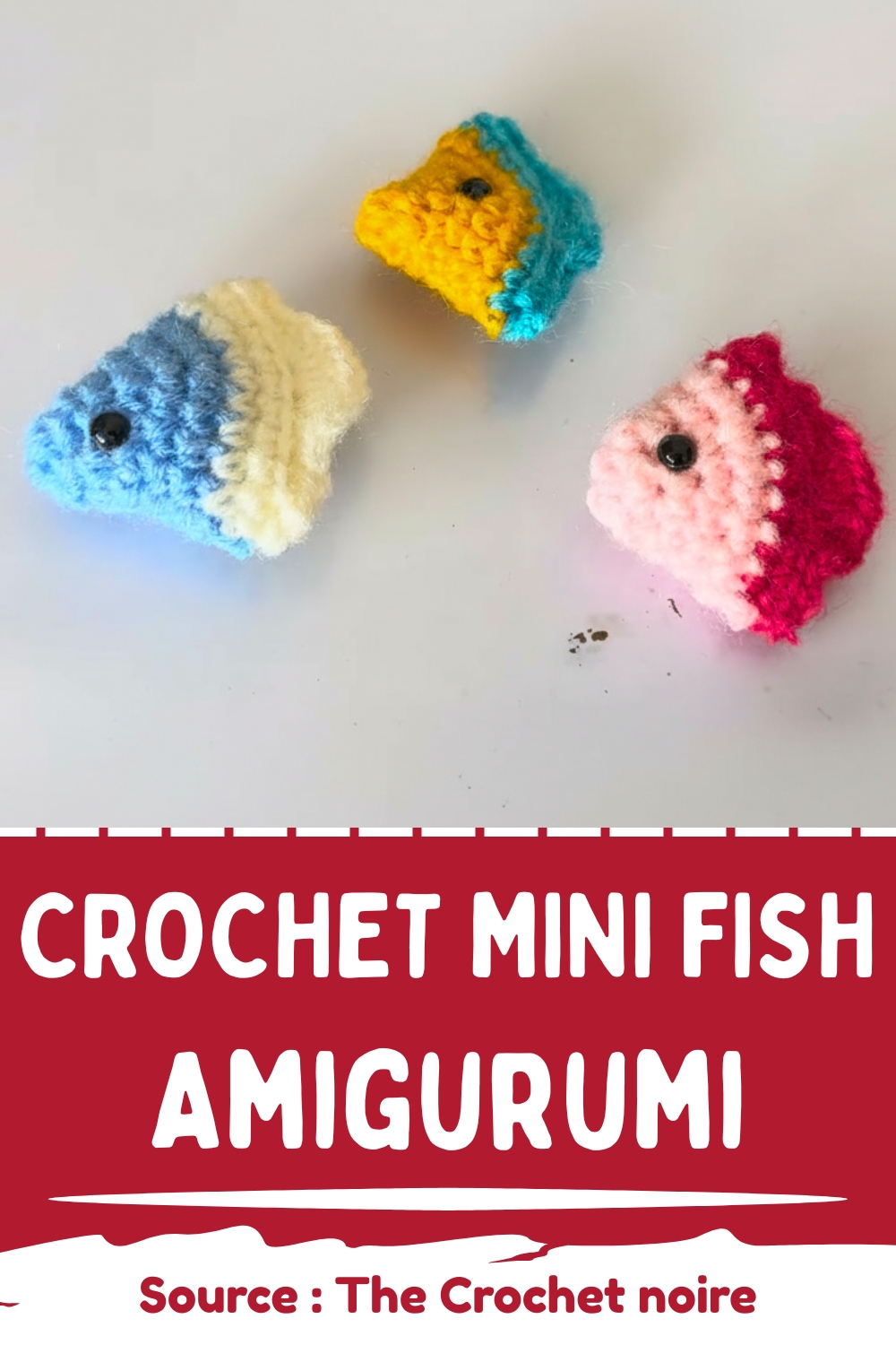 Mini Fish Pattern Crochet Mini Fish Applique Free Pattern You Can Finish In Minutes ...