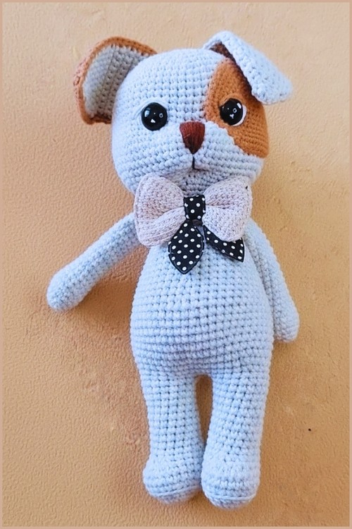 _Crochet Amigurumi Dog Shaping 4