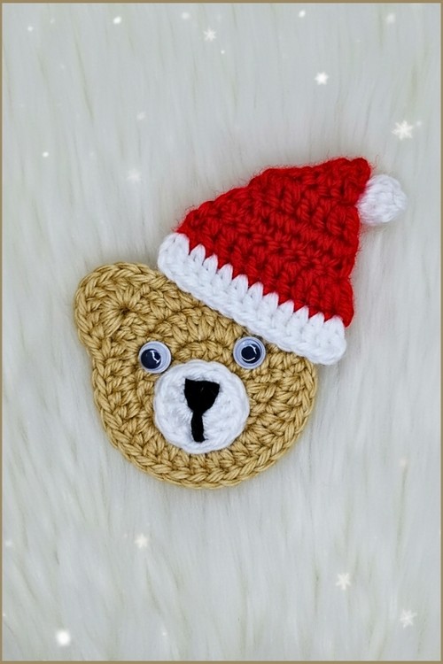 Crochet Bear Ornament 4