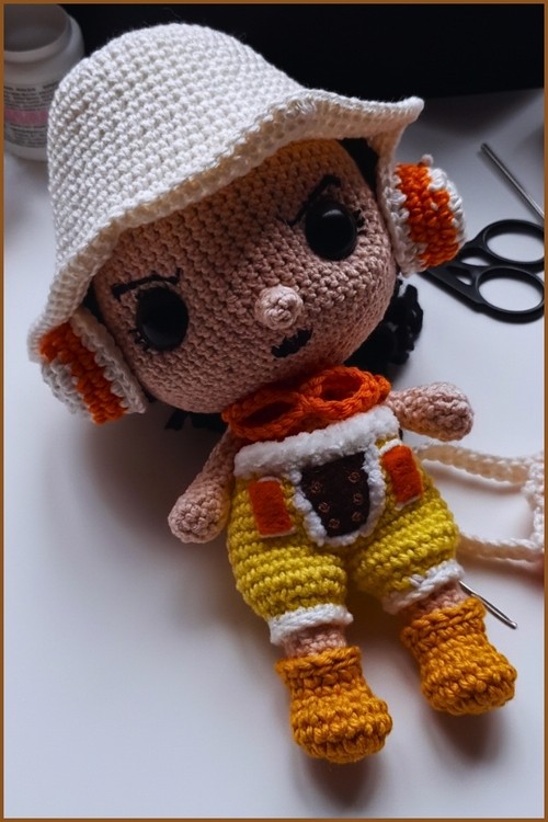 Crochet Chibi Usopp Doll 4