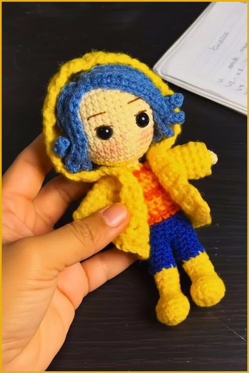 Crochet Coraline Amigurumi Doll 4