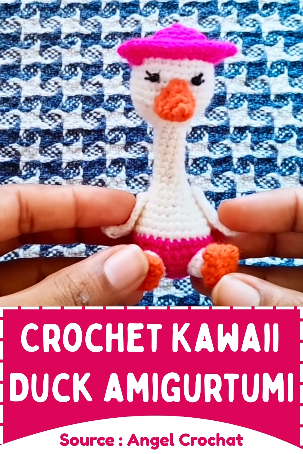 Crochet Kawaii Duck Amigurumi