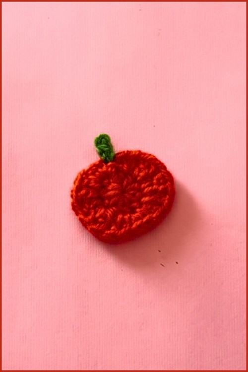 Crochet Pumpkin Appliqué 4