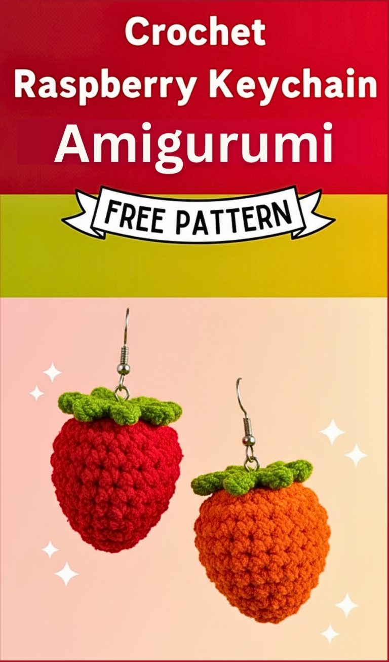 Crochet Raspberry Keychain Pattern Free For Beginners - Amigurumiy