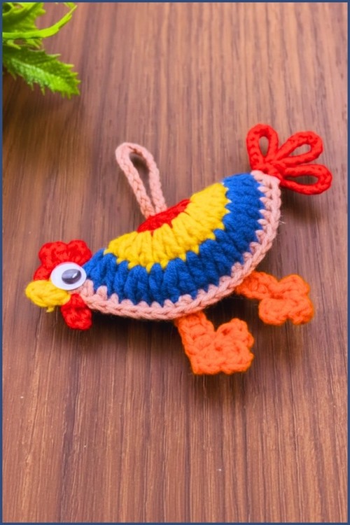 Crochet Rooster Amigurumi 4