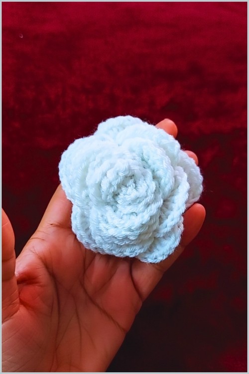 _Crochet Rose Flower Amigurumi 4
