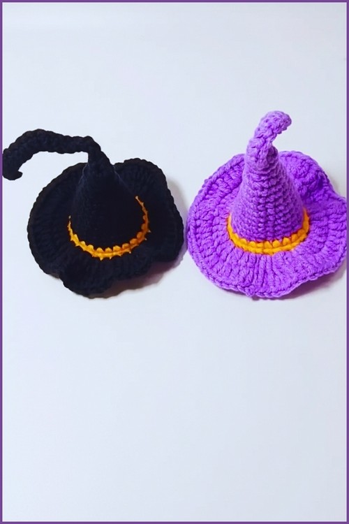 _Crochet Witch Hat Amigurumi 4