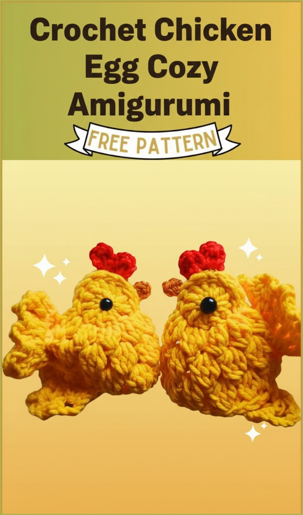 Cute Crochet Chicken Egg Cozy Free Pattern You Will Love Making