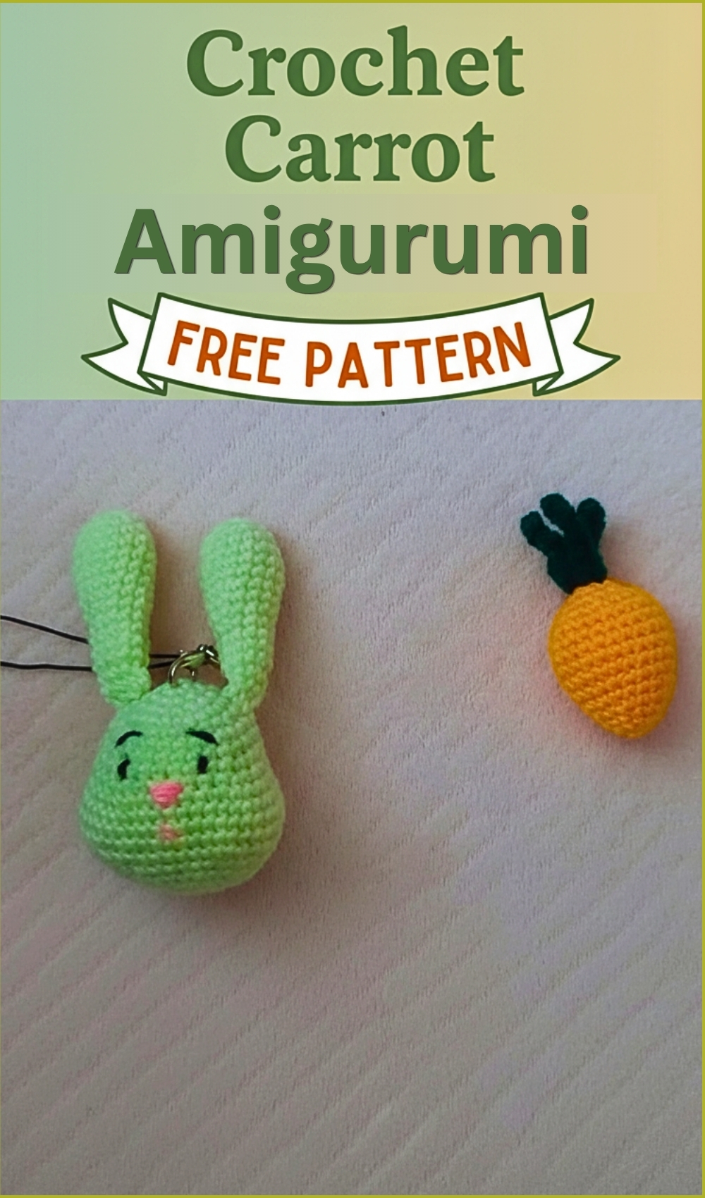Easy Amigurumi Carrot Crochet Free Pattern Perfect For Gifts
