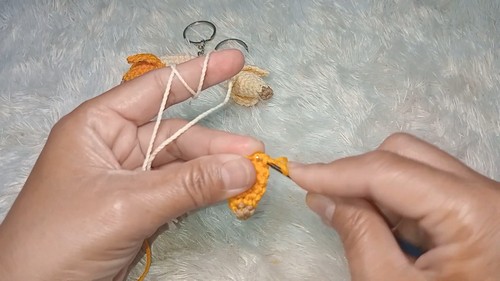 Crochet Banana Keychain 1