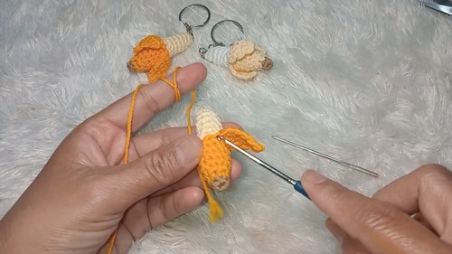 Crochet Banana Keychain 3
