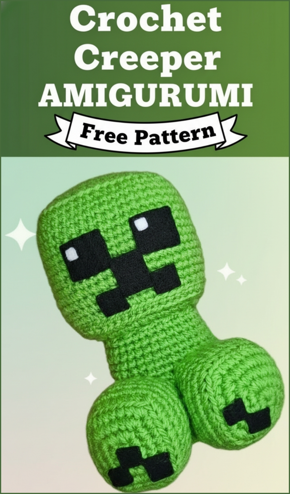 Amigurumi Creeper Minecraft Crochet Pattern Free For Minecraft Fans