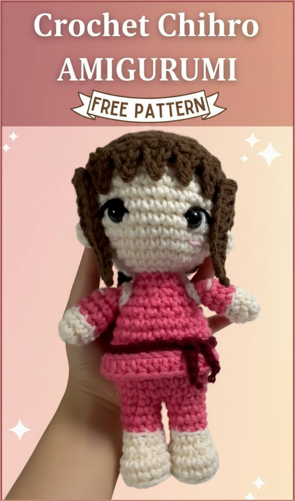 Crochet Chihiro Amigurumi Free Pattern Inspired By Spirited Away