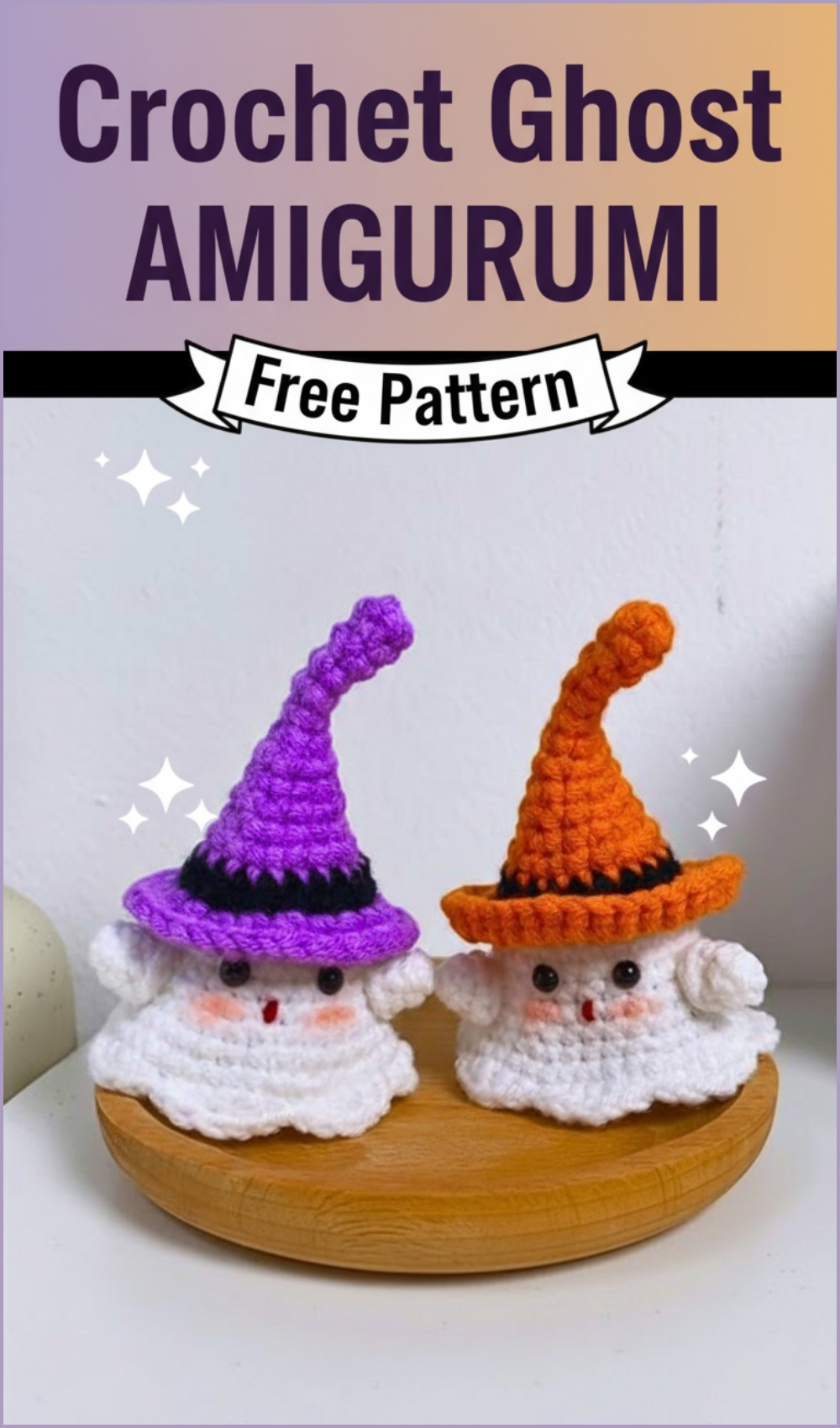 Crochet Ghost Pattern Free Amigurumi For A Spooky Halloween Decor