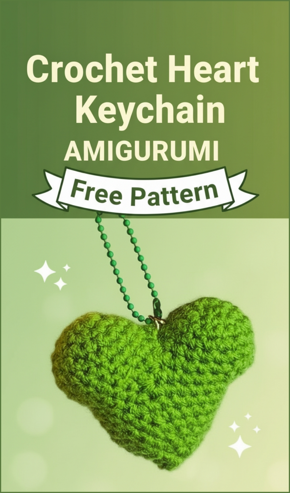 Crochet Heart Keychain Pattern Free Easy Step By Step