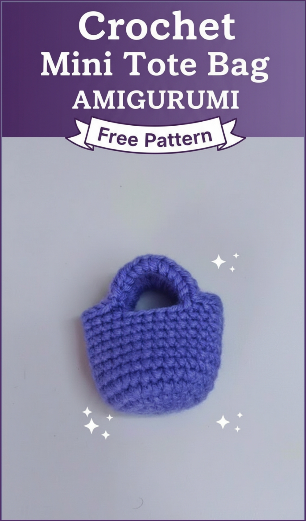 Cute Crochet Mini Tote Bag Free Pattern You’ll Love