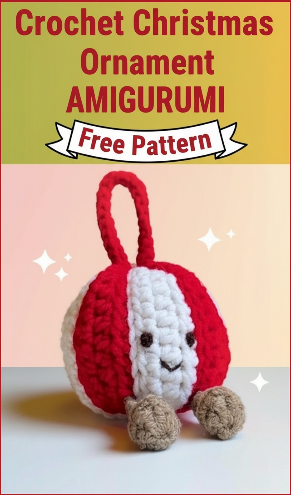 DIY Crochet Christmas Ornaments Free Pattern For Beginners