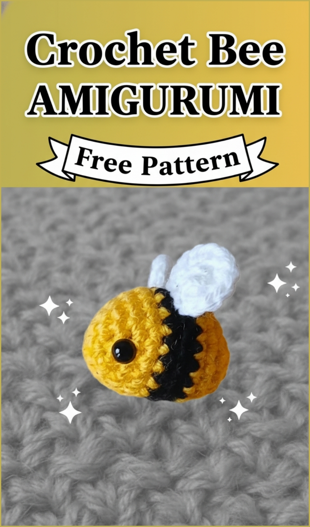 Quick Crochet Bee Pattern Free Perfect For Beginners