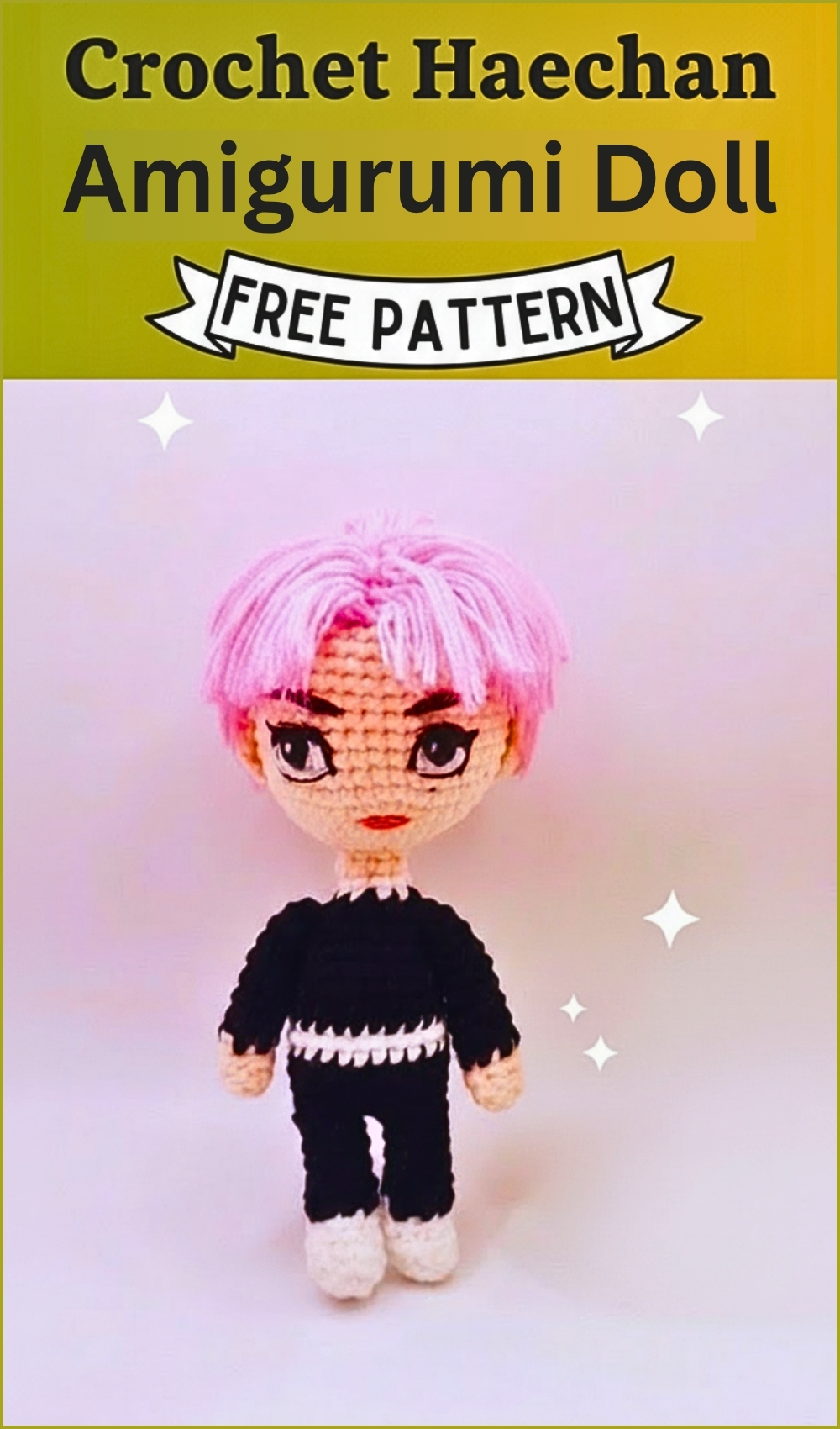 Haechan Crochet Pattern Free Amigurumi Doll For Kpop Fans