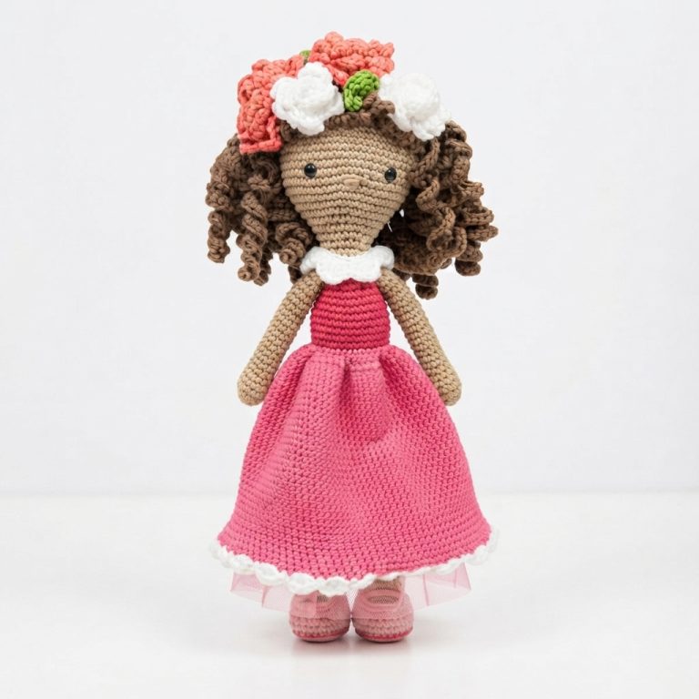 Crochet Amigurumi Flower Doll Free Pattern