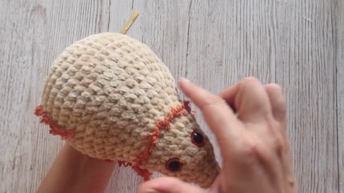 Easy CROCHET AMIGURUMI Gnome Holding Pumpkin Step By Step Pattern 4