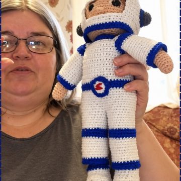 Crochet Astronaut Doll Amigurumi 5