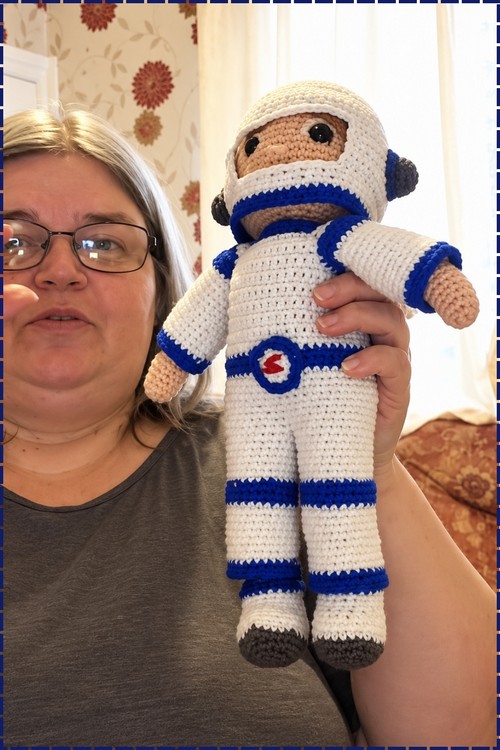 Crochet Astronaut Doll Amigurumi 5