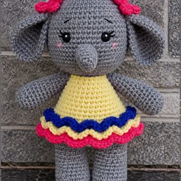 Crochet Elephant Amigurumi 5