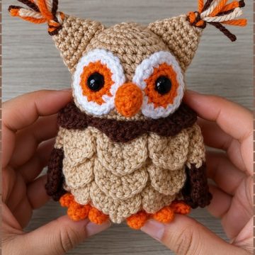 Crochet Owl Amigurumi 5