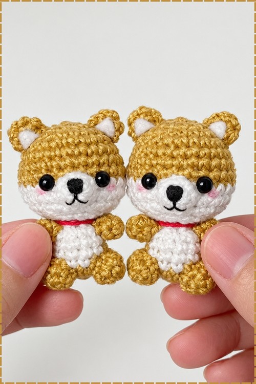 Crochet Shiba Inu Dog Amigurumi 5