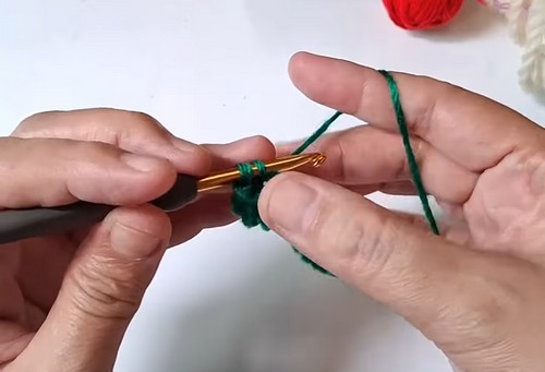 CROCHET AMIGURUMI Mini Tulip Keychain Step By Step Pattern 1